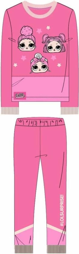 Beste deal ⭐ LOL Surprise - Pyjama Fleece - Meisje - Roze 🤩 1 Beste deal ⭐ LOL Surprise - Pyjama Fleece - Meisje - Roze 🤩