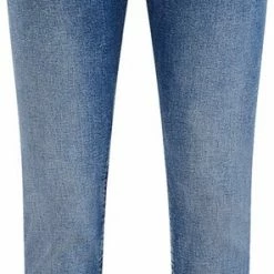 Gloednieuw ⌛ WE Fashion Jongens Slim Fit 👖 Jeans Met Stretch - Donkerblauw - Maat 116 ❤️