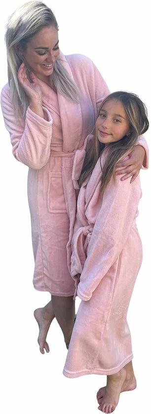 Promo π Relax Company Kinderbadjas Fleece - Oudroze - Meisjes Ochtendjas Maat 152/158 𧨠4 Promo π Relax Company Kinderbadjas Fleece - Oudroze - Meisjes Ochtendjas Maat 152/158 𧨠- Afbeelding 4