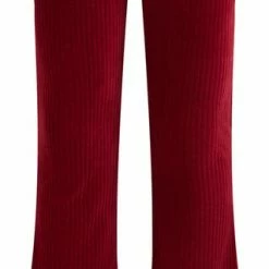 Flash-uitverkoop 🎁 WE Fashion Meisjes Velvet Flared Legging Van Ribstof - Maat 128 🌟