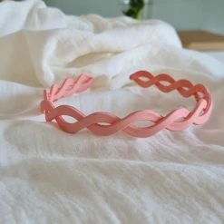 Gloednieuw 🤩 Diadeem - Haarband - Hoofdband - Haarsieraad - Haarversiering - Meisjes - Gevlochten - Haarband Kinderen - Roze- Sinterklaas - Kerst 😍