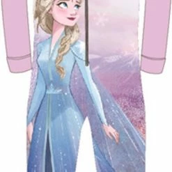 Begroting 🧨 Frozen Onesie - Roze - Disney Frozen Pyjama - Maat 92/98 👍