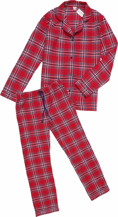 Begroting π La V La-V Flanel Pyjama Set Voor Meisjes Met Geruit Patroon Rood 170-176 βοΈ 2 Begroting π La V La-V Flanel Pyjama Set Voor Meisjes Met Geruit Patroon Rood 170-176 βοΈ - Afbeelding 2