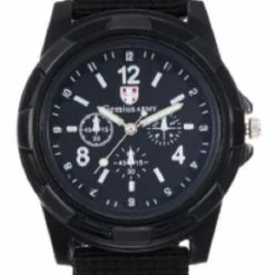 Groothandel 😍 SWISS ARMY Stoer Jongens-/herenhorloge Quartz Zwart I-deLuxe Verpakking 🛒