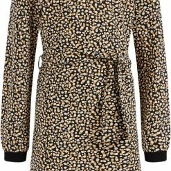 Coupon ⌛ WE Fashion Meisjes Gestructureerde Jurk Met Dessin En Strikceintuur - Maat 146/152 💯