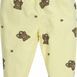 Goedkoop ✨ Meyco Teddy Bear Baby Pyjama - 2-pack - Soft Yellow - 74/80 🛒 -Bergstein Shop 502x840 2