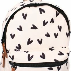 Beste deal 👏 Kidzroom Lucky Me - Rugzak - 2 T/m 6 Jaar - Wit - Hartjes 🎁 -Bergstein Shop 527x840