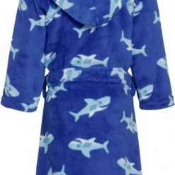 Beste deal 🎉 Playshoes - Fleece Badjas Met Capuchon - Haaien - Maat 146-152cm 🔔 -Bergstein Shop 528x840 2