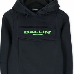 Beste Verkoop 🌟 Ballin Amsterdam - Jongens Slim Fit Hoodie - Blauw - Maat 152 ✔️ -Bergstein Shop 545x840 2