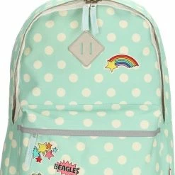 Gloednieuw ❤️ Beagles Original Kinderrugzak - Dots - Sky Blue 🛒