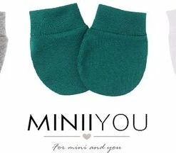 Goedkoop ⭐ Merkloos Per 3 Paar Krabwantjes Baby - Groen Grijs Wit - 0-3 Maanden ❤️