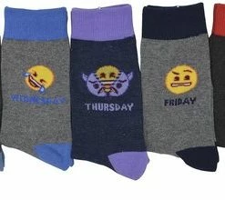 Uitgang 😍 Emoji Sokken / Kousen Multipack 7-paar Jongens Maat 35/38 - Lucky Chaussettes 🧦 Socks ❤️