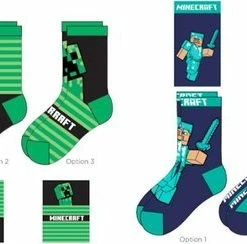 Beste deal 🛒 Minecraft 6 Pack Jongens Sokken - Maat 27-30 🔥
