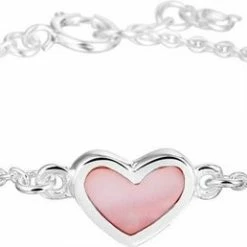 Coupon 🌟 Yep! Armband Hart 13 - 15 Cm - Zilver 😀