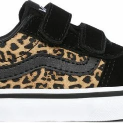 Coupon ๐ Vans TD Ward V Meisjes ๐ Sneakers - (Cheetah) Black/White - Maat 26 โ๏ธ