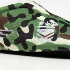 Beste Pirce ✨ Thu!s Kinder Sloffen Met Camouflage Print - Groen - Maat 33 - Pantoffels 💯