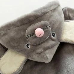 Gloednieuw 🌟 Merkloos Newborn Select - Badjas Dier - Grijze Muis - Tot 1 Jaar 🔔 -Bergstein Shop 550x323 2