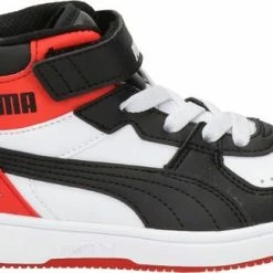 Groothandel ✔️ PUMA Rebound JOY AC PS Unisex 👟 Sneakers - White/Black/HighRiskRed - Maat 29 🥰 -Bergstein Shop 550x324