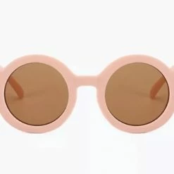 Top 10 💯 Loud And Clear Kinder Zonnebril - Rond - Roze - Bruine Glazen - Peuter Zonnebril - Baby Zonnebril - Jongen - Meisje - UV400 Bescherming - 2 T/m 6 Jaar 👏