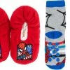 Beste Verkoop 🔥 Spiderman Marvel Spiderman Pantoffel Slofjes Met Badstof Sok - Maat 29-30 ⌛