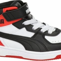 Groothandel ✔️ PUMA Rebound JOY AC PS Unisex 👟 Sneakers - White/Black/HighRiskRed - Maat 29 🥰 -Bergstein Shop 550x334
