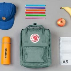 Gloednieuw 🤩 Fjallraven Fjällräven Kånken Mini Unisex Rugzak - Sky Blue 😉 -Bergstein Shop 550x342 5