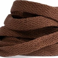 Goedkoop 🧨 GBG Goods GBG 👟 Sneaker Veters 120CM - Bruin - Brown - Laces - Platte Veter 💯