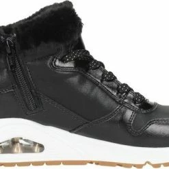 Aanbiedingen 😀 Skechers Uno 👟 Sneakers Zwart Leer - Dames - Maat 36 🤩 -Bergstein Shop 550x347