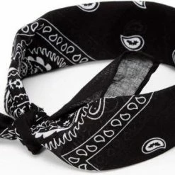 Coupon 👏 Merkloos Bandana - Zwart - Unisex - Festival - Carnaval - Bandana Hond 🤩