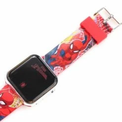 Groothandel 👍 LED Horloge Spiderman Voor Kinderen - Digitaal Smartwatch Look – Spider-man Rood Kinderhorloge LW01 😉 -Bergstein Shop 550x366 23