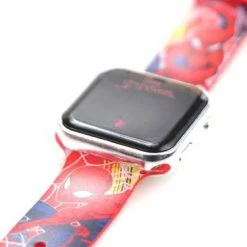 Groothandel 👍 LED Horloge Spiderman Voor Kinderen - Digitaal Smartwatch Look – Spider-man Rood Kinderhorloge LW01 😉 -Bergstein Shop 550x366 24