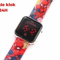 Groothandel 👍 LED Horloge Spiderman Voor Kinderen - Digitaal Smartwatch Look – Spider-man Rood Kinderhorloge LW01 😉 -Bergstein Shop 550x366 25
