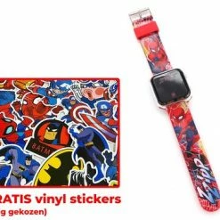 Groothandel 👍 LED Horloge Spiderman Voor Kinderen - Digitaal Smartwatch Look – Spider-man Rood Kinderhorloge LW01 😉 -Bergstein Shop 550x366 28