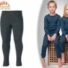 Aanbiedingen 😍 Therma -Tec Heat Essentials - Thermokleding Kinderen - ThermoBroek - 152-164 - Antraciet Grijs - Thermo Ondergoed - Thermo Legging - Thermo Broek ❤️