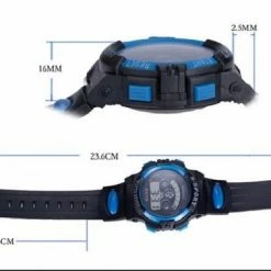 Aanbiedingen ❤️ Clockx - Jongenshorloge - Kinderhorloge - Digitaal - Licht - Alarm - Kinder Horloge - Zwart - Blauw 🔥 -Bergstein Shop 550x378