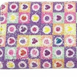 Groothandel 🥰 MINIIYOU Meisjes Portemonnee - Glitters Hartjes En Cirkels 🤩