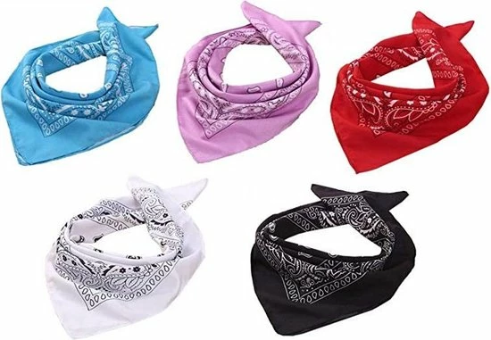 Goedkoop ❤️ Merkloos Bandana - Wit - Unisex - Festival - Carnaval - Bandana Hond ⌛ 3 Goedkoop ❤️ Merkloos Bandana - Wit - Unisex - Festival - Carnaval - Bandana Hond ⌛ - Afbeelding 3