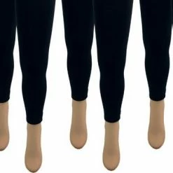 Gloednieuw 😍 SQOTTON 3 Stuks - Kinder Thermolegging - Zwart - Maat 134-140 ⌛