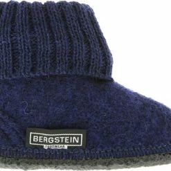 Begroting 😀 Bergstein Cozy - Sloffen - Unisex Junior - Dark Blue - Maat 32 🔔
