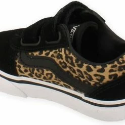 Coupon 🛒 Vans TD Ward V Meisjes 👟 Sneakers - (Cheetah) Black/White - Maat 26 ✔️ -Bergstein Shop 550x390