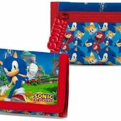 Uitgang 🎉 Sonic Portemonnee, Power - 13 X 8 Cm - Polyester 🧨