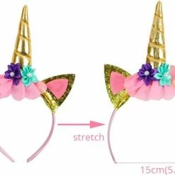 Promo 🥰 Q -Garant Eenhoorn Diadeem - Unicorn - Kroon Voor Kinderen - Glitters - Goud Haarband 💯 -Bergstein Shop 550x397