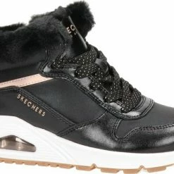 Aanbiedingen 😀 Skechers Uno 👟 Sneakers Zwart Leer - Dames - Maat 36 🤩 -Bergstein Shop 550x398 1