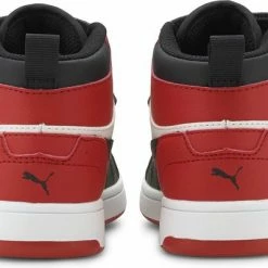 Groothandel ✔️ PUMA Rebound JOY AC PS Unisex 👟 Sneakers - White/Black/HighRiskRed - Maat 29 🥰 -Bergstein Shop 550x398