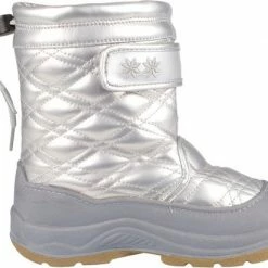 Beste deal 𧨠Winter-grip Snowboots Jr - Quilt Bieber - Zilver/Grijs - 24 π₯