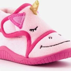 Beste Verkoop 😉 Thu!s Kinder Pantoffel Unicorn - Roze - Maat 26 - Sloffen 👍 -Bergstein Shop 550x421