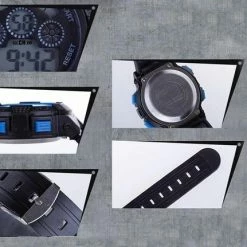 Aanbiedingen ❤️ Clockx - Jongenshorloge - Kinderhorloge - Digitaal - Licht - Alarm - Kinder Horloge - Zwart - Blauw 🔥 -Bergstein Shop 550x431