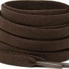 Beste Verkoop ⭐ Lacetty Schoenveters - Veters - Plat - Bruin - Veterlengte 120 Cm – 8 Mm ⭐