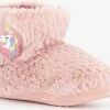 Nieuw ⭐ Thu!s Hoge Kinder Pantoffels Met Unicorn - Roze - Maat 28 - Sloffen 🌟
