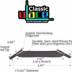 Beste Pirce π U-Lace Classic - Elastische Veters - Zwart - Mix-N-Match Pack π 8 Beste Pirce π U-Lace Classic - Elastische Veters - Zwart - Mix-N-Match Pack π -Bergstein Shop 550x441 4